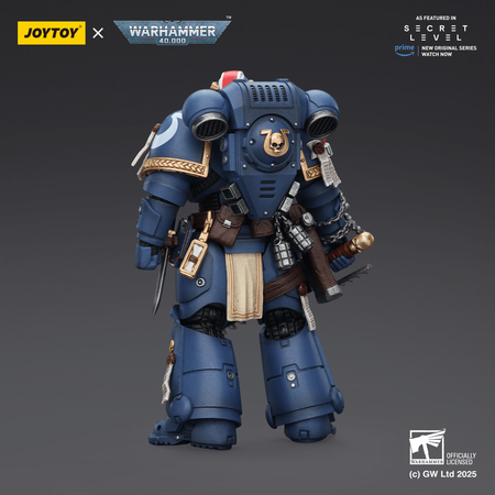 Warhammer 40K Ultramarines Titus avec les Lauriers de la Victoire Figurine JoyToy JT02779